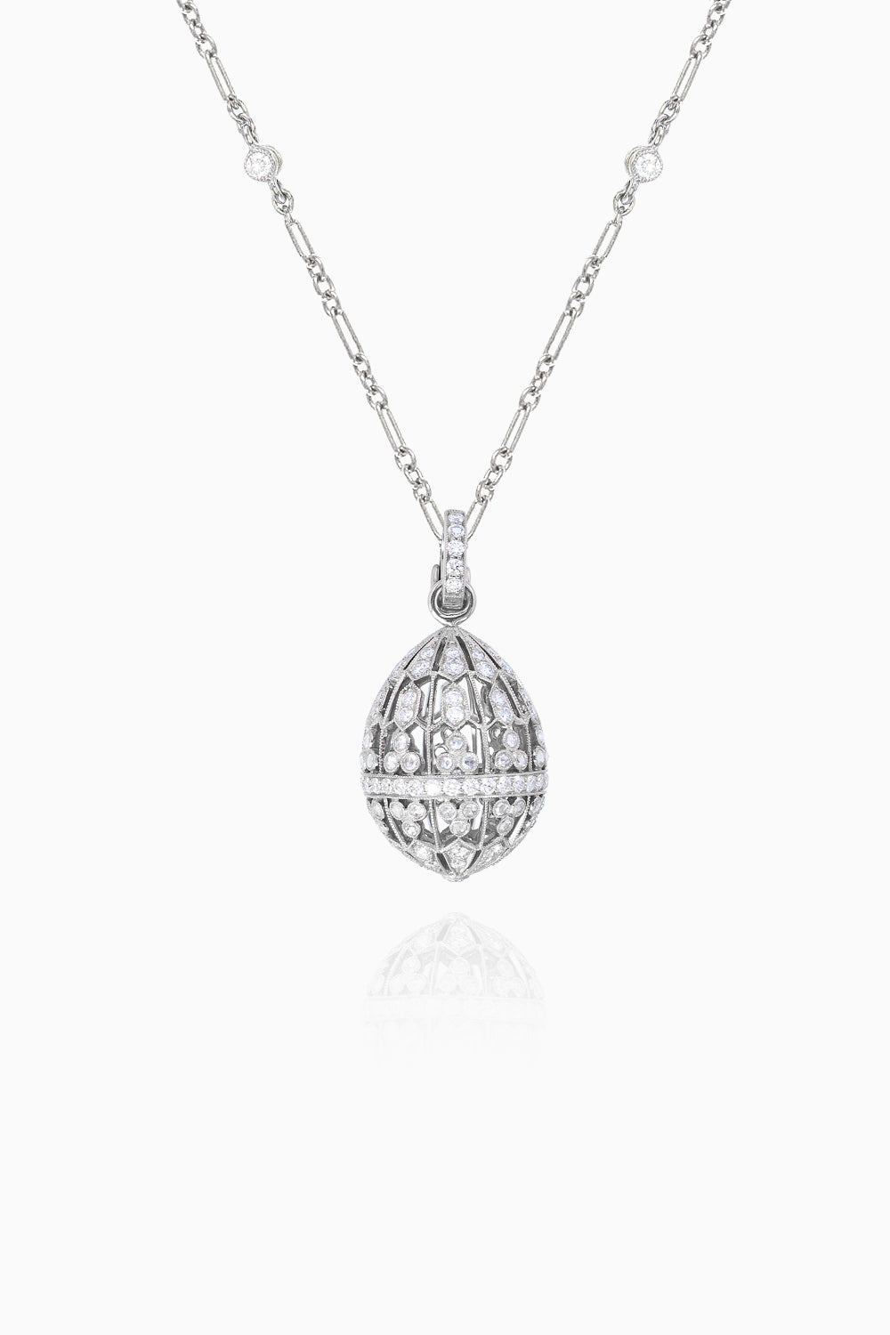 The Pride Emotion  Pendant in White Gold