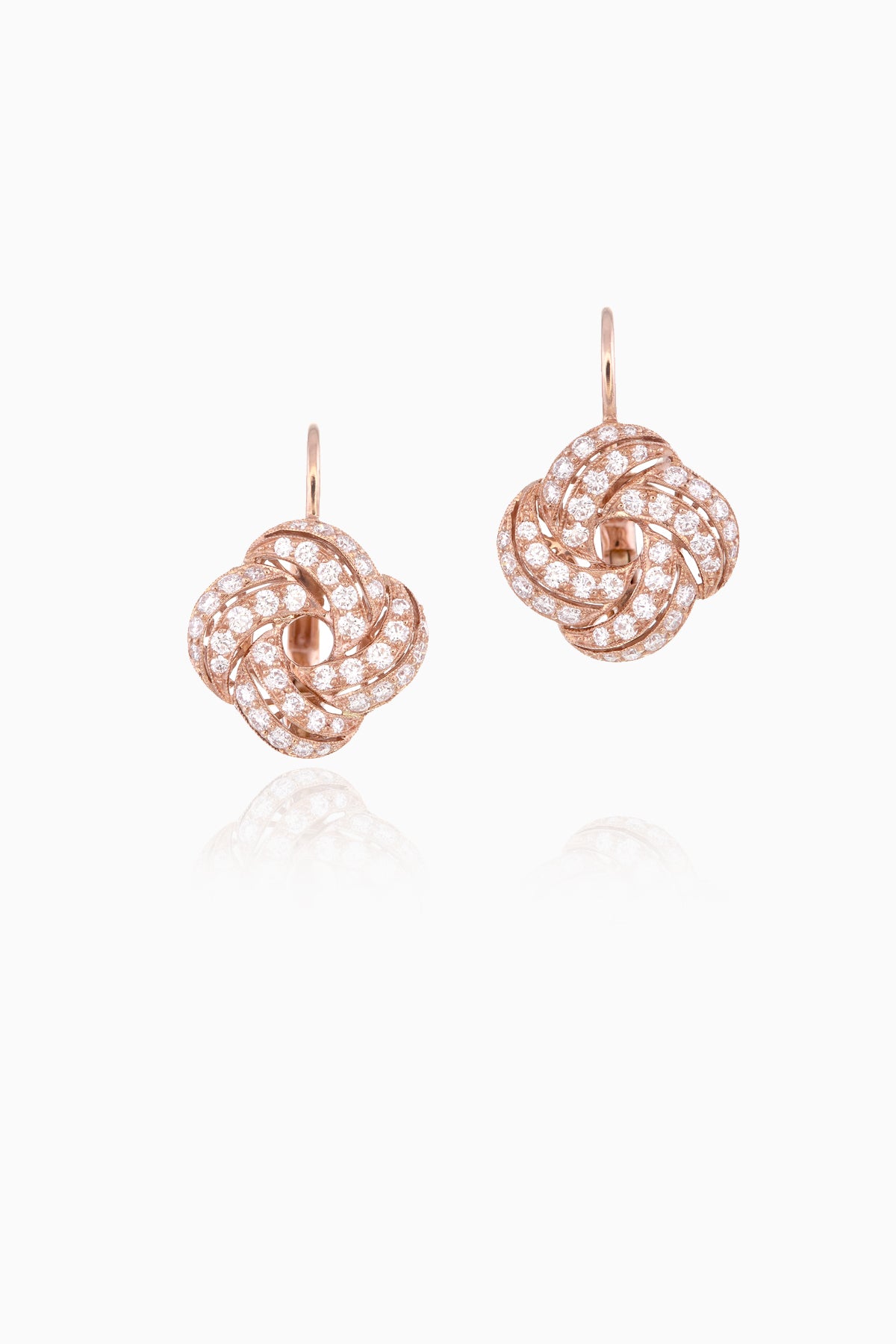 Nova Earrings in Rose Gold