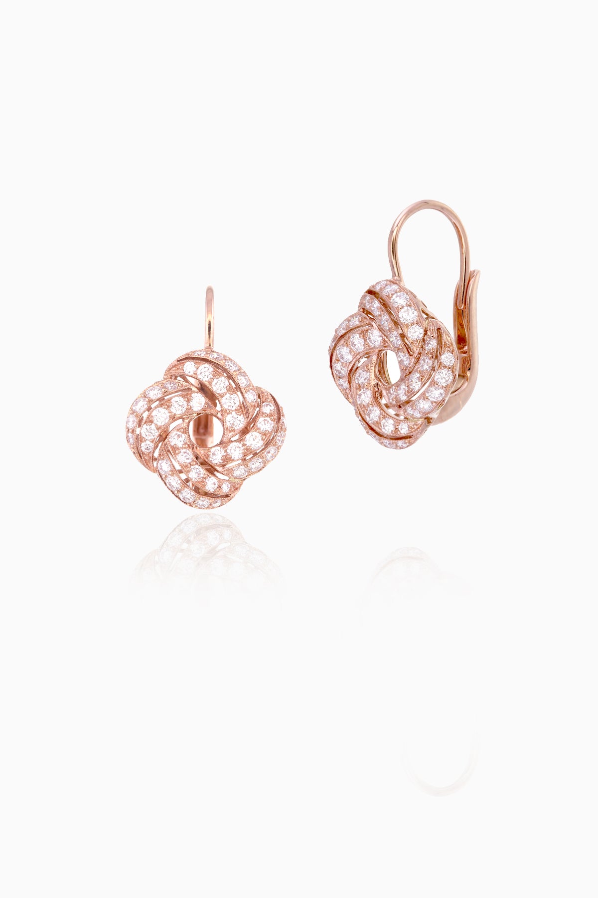 Nova Earrings in Rose Gold