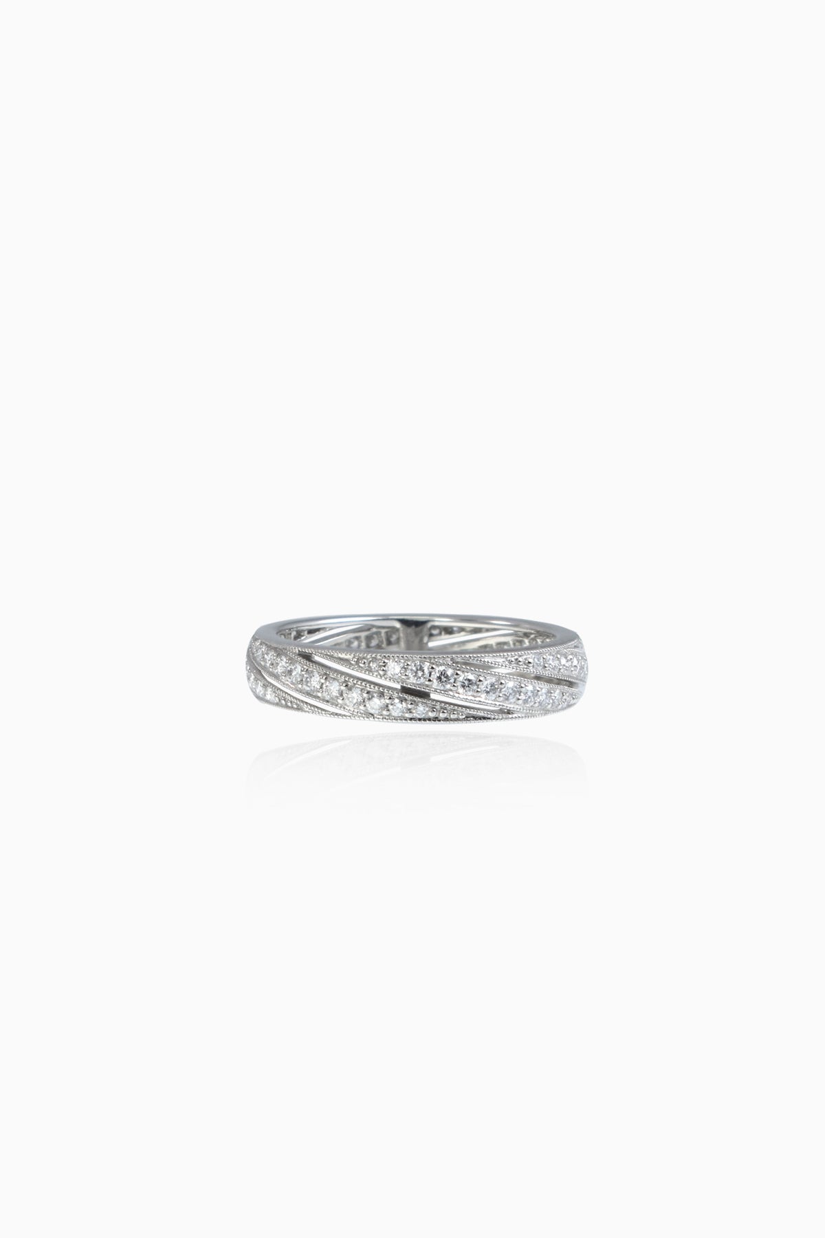 Ray of Light Band in Platinum