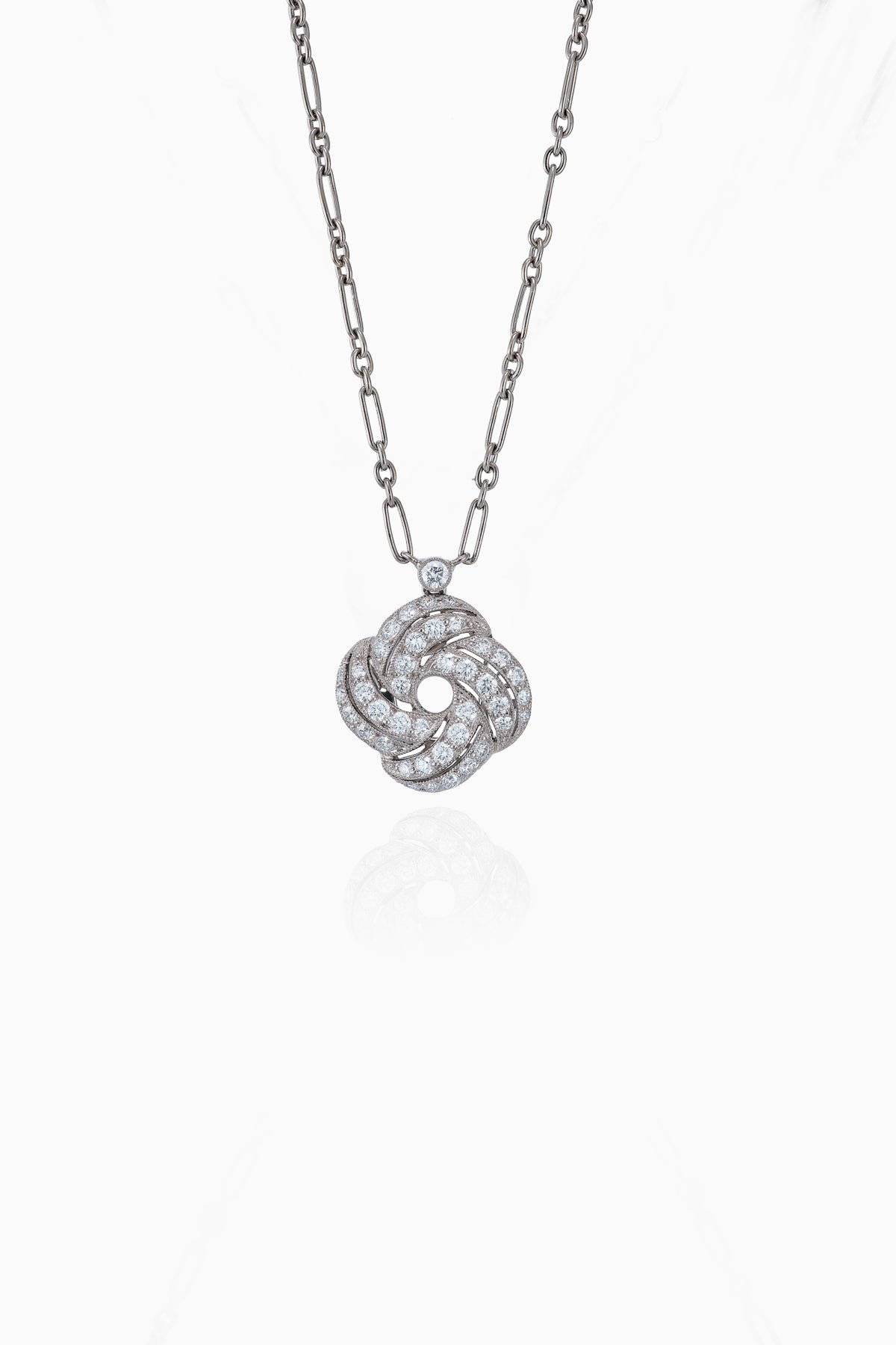 Ray of Light - Nova Series Necklace White gold