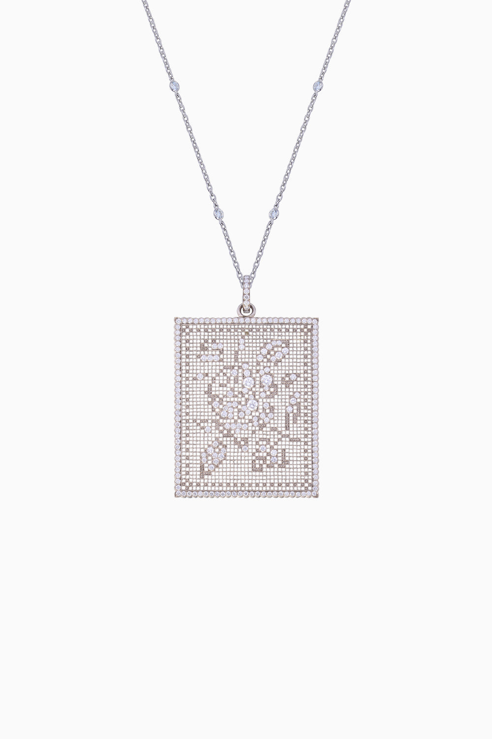 Diamond Enlace Pendent